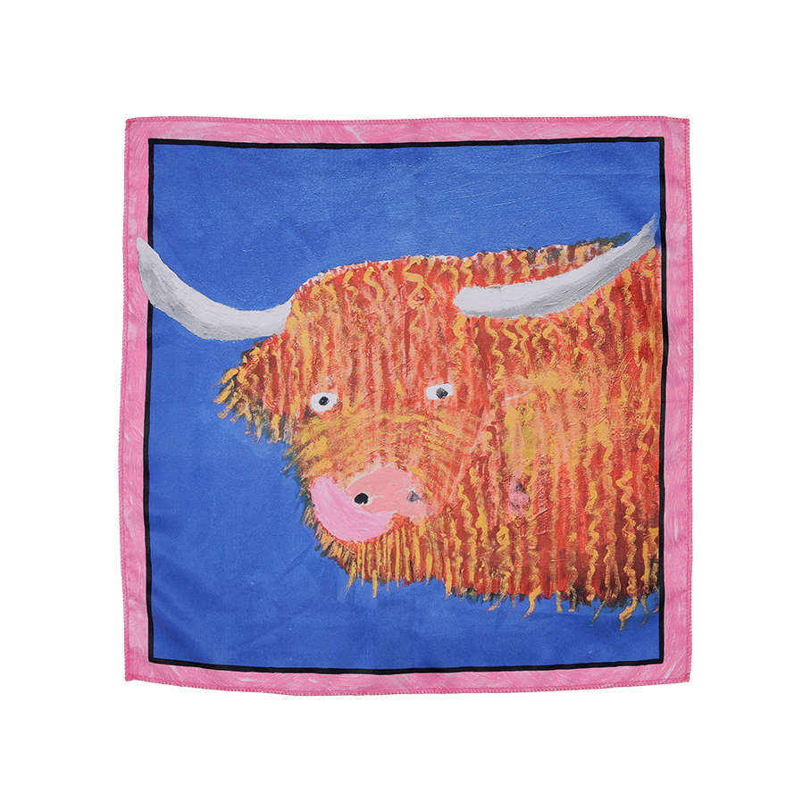 Highland Cow Knot Wrap