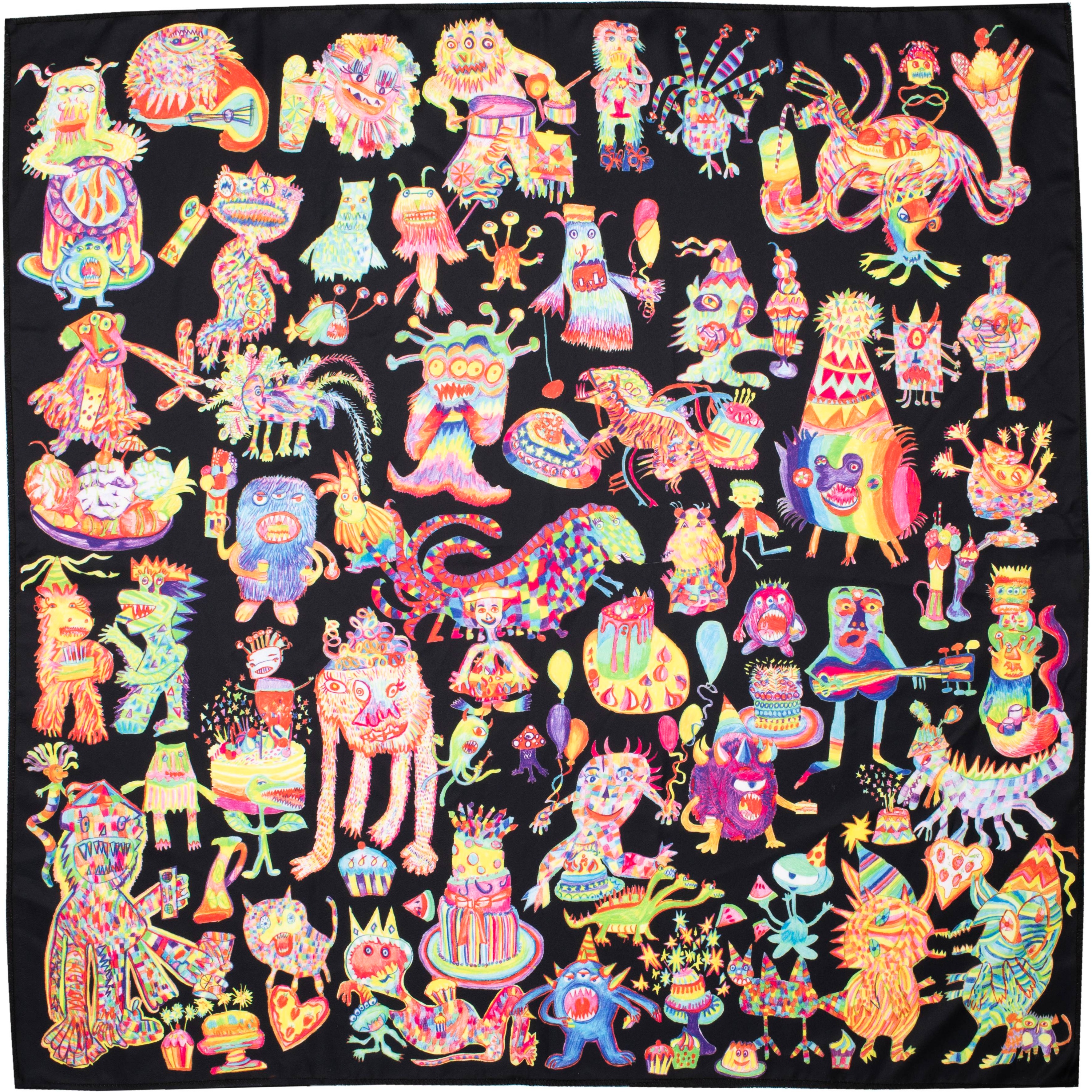 Monster Party Knot Wrap