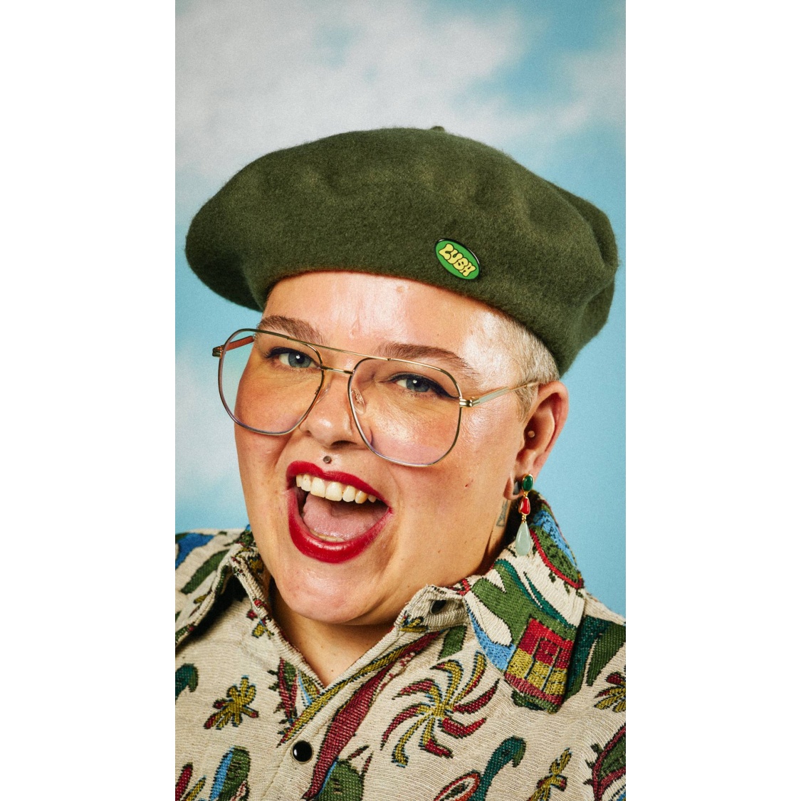 Retro Bubble Lush - Green/Yellow - Image 2